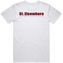 St Elsewhere Retro 80s Tv Show Logo Fan Unisex White T Shirt St Elsewhere Retro 80s Tv Show Logo Fan Unisex White T Shirt