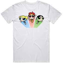 Powerpuff Girls Unisex White T Shirt