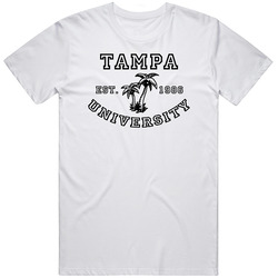 Tampa University Est 1986 Parody Favorite City Unisex White T Shirt