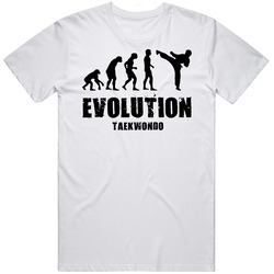 Evolution Taekwondo Unisex White T Shirt Evolution Taekwondo Unisex White T Shirt
