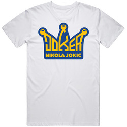 Joker Crown Nikola Jokic Unisex White T Shirt Joker Crown Nikola Jokic Unisex White T Shirt
