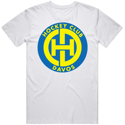 Hc Davos Switzerland Hockey Logo Unisex White T Shirt Hc Davos Switzerland Hockey Logo Unisex White T Shirt