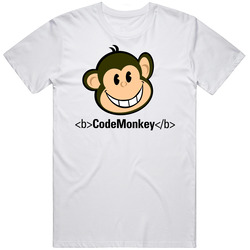 Code Monkey Computer Geek Unisex White T Shirt Code Monkey Computer Geek Unisex White T Shirt