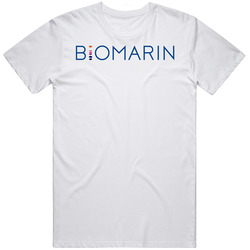 Biomarin Pharmaceutical Nasdaq Company Logo Employee Fan Unisex White T Shirt Biomarin Pharmaceutical Nasdaq Company Logo Employee Fan Unisex White T Shirt