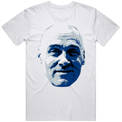 Rick Carlisle Dallas Basketball Coach Big Head Fan Unisex White T Shirt Rick Carlisle Dallas Basketball Coach Big Head Fan Unisex White T Shirt