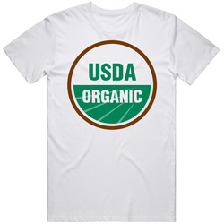 Usda Organic Unisex White T Shirt Usda Organic Unisex White T Shirt