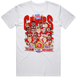 San Francisco Team Of The Decade Football Unisex White T Shirt San Francisco Team Of The Decade Football Unisex White T Shirt