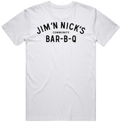 Jim N Nicks Community Bbq Best Southern Restaurants Fan Unisex White T Shirt Jim N Nicks Community Bbq Best Southern Restaurants Fan Unisex White T Shirt