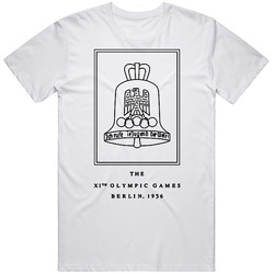 Berlin 1936 Summer Olympics Unisex White T Shirt Berlin 1936 Summer Olympics Unisex White T Shirt