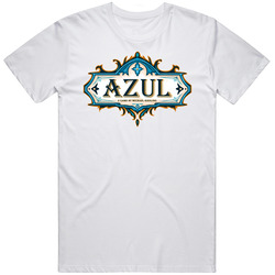 Azul Board Game Logo Unisex White T Shirt Azul Board Game Logo Unisex White T Shirt