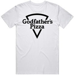 Godfather's Pizza Favourite Food Unisex White T Shirt Godfather's Pizza Favourite Food Unisex White T Shirt
