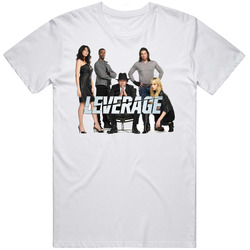 Leverage Tnt Drama Tv Show Unisex White T Shirt Leverage Tnt Drama Tv Show Unisex White T Shirt