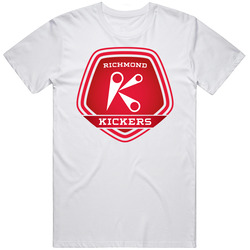 Richmond Kickers A-league Soccer Fc Team Retro Logo Unisex White T Shirt Richmond Kickers A-league Soccer Fc Team Retro Logo Unisex White T Shirt