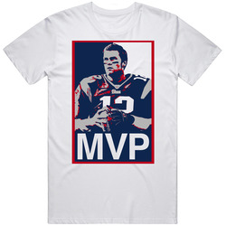 Tom Brady Patriots Mvp Football Unisex White T Shirt Tom Brady Patriots Mvp Football Unisex White T Shirt