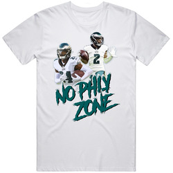 No Phly Zone Darius Slay James Bradberry White Unisex White T Shirt No Phly Zone Darius Slay James Bradberry White Unisex White T Shirt