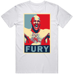 Tyson Fury Hope Poster Style Mma Fighter Boxer Fighting Fan Unisex White T Shirt Tyson Fury Hope Poster Style Mma Fighter Boxer Fighting Fan Unisex White T Shirt