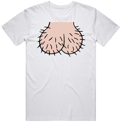 Dick Head Rude Hairy Balls Funny Unisex White T Shirt Dick Head Rude Hairy Balls Funny Unisex White T Shirt