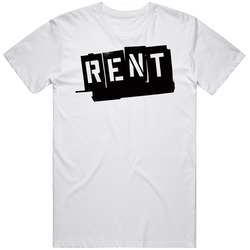 Rent Unisex White T Shirt Rent Unisex White T Shirt