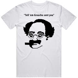 Chloe Sevigny Marx Brothers Groucho Funny Unisex White T Shirt Chloe Sevigny Marx Brothers Groucho Funny Unisex White T Shirt