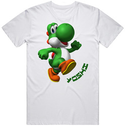 Yoshi Video Game Unisex White T Shirt Yoshi Video Game Unisex White T Shirt