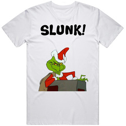 Slunk! The Grinch Chimney Movie Quote Unisex White T Shirt Slunk! The Grinch Chimney Movie Quote Unisex White T Shirt