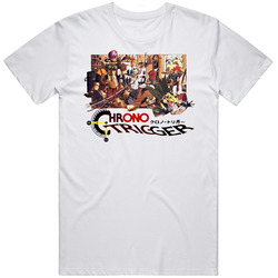 Chrono Trigger Rpg Fantasy Video Game Unisex White T Shirt Chrono Trigger Rpg Fantasy Video Game Unisex White T Shirt