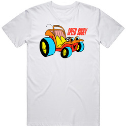 Speed Buggy Retro 70s Cartoon Tv Show Fan Unisex White T Shirt Speed Buggy Retro 70s Cartoon Tv Show Fan Unisex White T Shirt