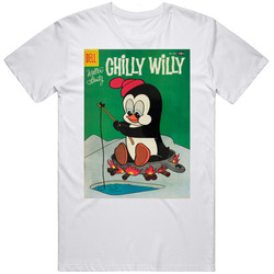Chilly Willy Comic Book Unisex White T Shirt