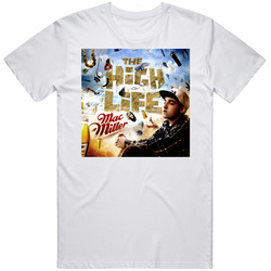 The High Life Mac Miller Unisex White T Shirt The High Life Mac Miller Unisex White T Shirt