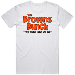 The Browns Bunch You Know How We Do Myles Garrett Cleveland Football Fan Unisex White T Shirt The Browns Bunch You Know How We Do Myles Garrett Cleveland Football Fan Unisex White T Shirt