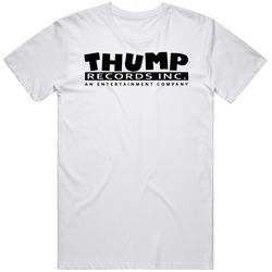 Thump Records Hip Hop Record Label Music Lovers Unisex White T Shirt Thump Records Hip Hop Record Label Music Lovers Unisex White T Shirt