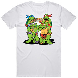 Teenage Mutant Ninja Turtles Tmnt Unisex White T Shirt