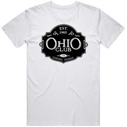 Ohio Club Arkansas's Most Historic Bar Alcohol Lovers Unisex White T Shirt Ohio Club Arkansas's Most Historic Bar Alcohol Lovers Unisex White T Shirt