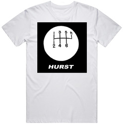 Hurst Shifter muscle car JOE Unisex White T Shirt Hurst Shifter muscle car JOE Unisex White T Shirt