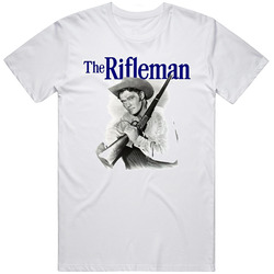 The Rifleman Unisex White T Shirt The Rifleman Unisex White T Shirt