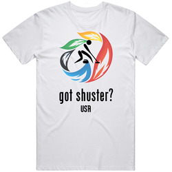John Shuster Usa Sochi Winter Olympic Curling Unisex White T Shirt John Shuster Usa Sochi Winter Olympic Curling Unisex White T Shirt