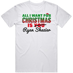 All I Want For Christmas Is Ryan Shazier Pittsburgh Football Fan Unisex White T Shirt All I Want For Christmas Is Ryan Shazier Pittsburgh Football Fan Unisex White T Shirt