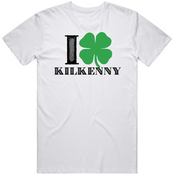 Heart Love Shamrock Kilkenny Beer Irish St Patricks Day Drunk Party Pub Unisex White T Shirt Heart Love Shamrock Kilkenny Beer Irish St Patricks Day Drunk Party Pub Unisex White T Shirt