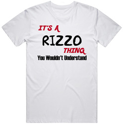Rizzo It's A Thing You Wouldn't Understand Unisex White T Shirt