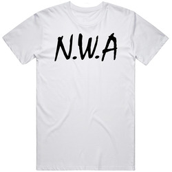 N W A Popular 80s Rap Group Music Lovers Unisex White T Shirt N W A Popular 80s Rap Group Music Lovers Unisex White T Shirt