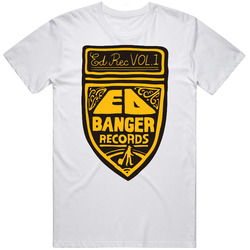 Ed Banger Records Vol 1 Music Techno Unisex White T Shirt Ed Banger Records Vol 1 Music Techno Unisex White T Shirt