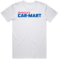 America's Car-mart Nasdaq Company Logo Employee Fan Unisex White T Shirt America's Car-mart Nasdaq Company Logo Employee Fan Unisex White T Shirt