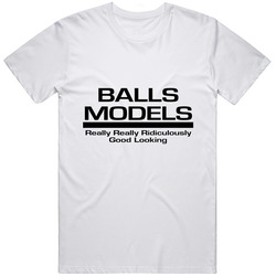 Zoolander Balls Models Movie Unisex White T Shirt Zoolander Balls Models Movie Unisex White T Shirt