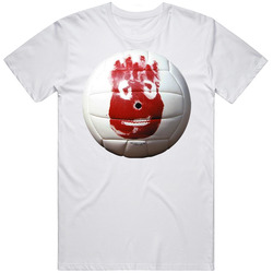 Wilson Castaway Volleyball Funny Unisex White T Shirt Wilson Castaway Volleyball Funny Unisex White T Shirt