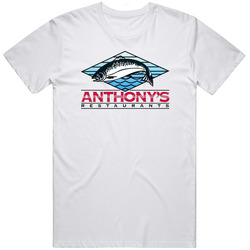 Anthony's Seafood Restaurant Unisex White T Shirt