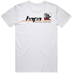 Hapa Sushi Grill And Sake Bar Denver Colorado Top Restaurants Food Fan Lover Foodie Unisex White T Shirt Hapa Sushi Grill And Sake Bar Denver Colorado Top Restaurants Food Fan Lover Foodie Unisex White T Shirt