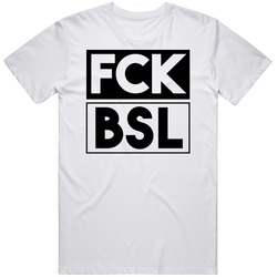 Fck Bsl Switzerland Funny Graphic Patriotic Unisex White T Shirt Fck Bsl Switzerland Funny Graphic Patriotic Unisex White T Shirt