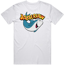 Jabberjaw Vintage Cartoon Unisex White T Shirt