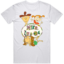 Mike Lu And Og 90s Cartoon Unisex White T Shirt