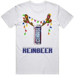 Icehouse Reinbeer Funny Beer Lager Fan Christmas Unisex White T Shirt Icehouse Reinbeer Funny Beer Lager Fan Christmas Unisex White T Shirt